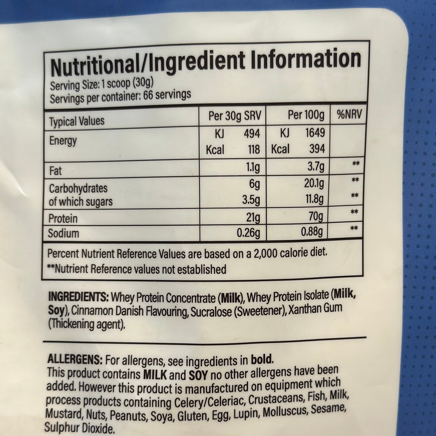 TbJP Performance Protein 2kg