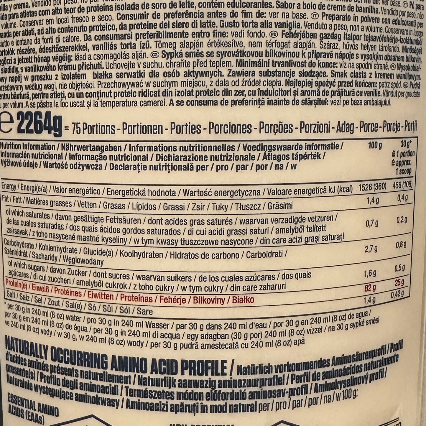Dymatize ISO100 Hydrolyzed 2,2kg