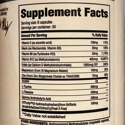 Revive Calm+ 180vcaps