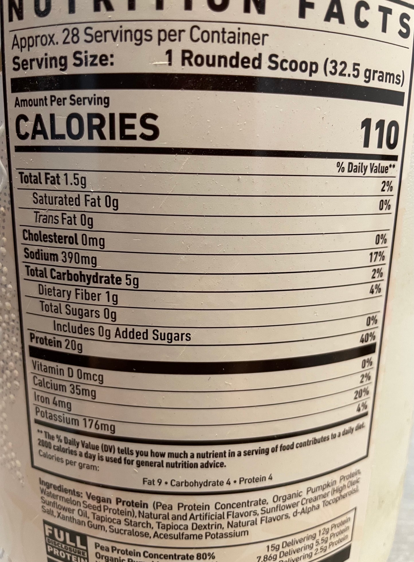 Ghost Vegan Protein 907g