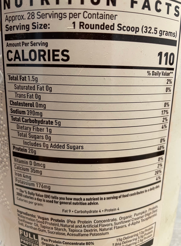 Ghost Vegan Protein 907g IronhouseLH