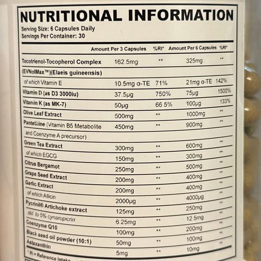 Supplement needs C-V Stack 180kaps