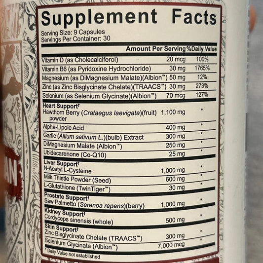 5% Liver and organ defender - 270kaps