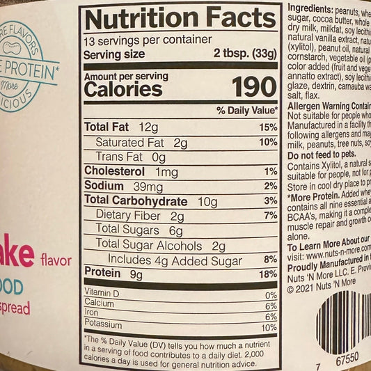 Nuts'n more - Peanut Creme