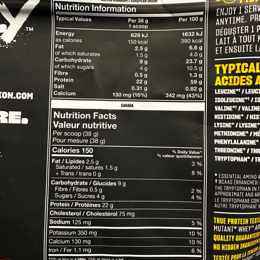 Mutant Whey 2,27kg Beutel