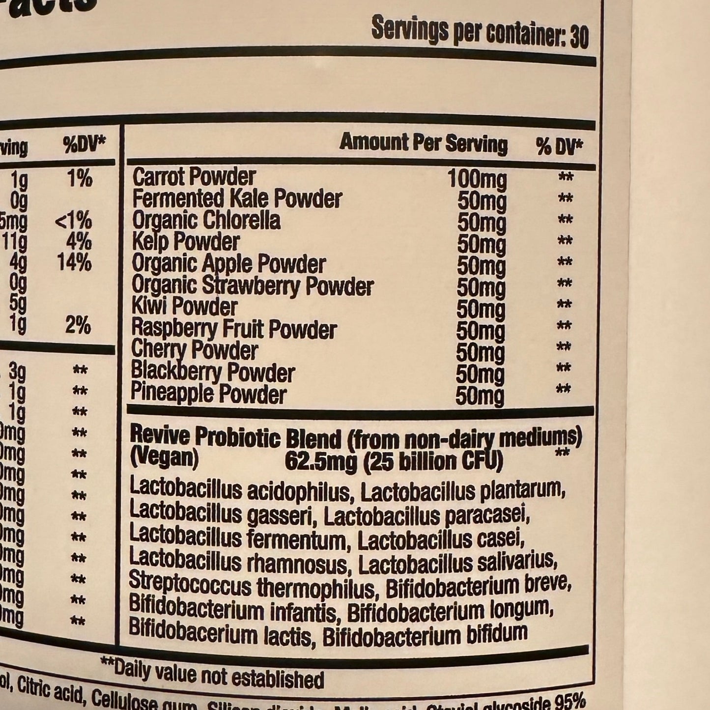Revive Daily Greens Powder - 510g
